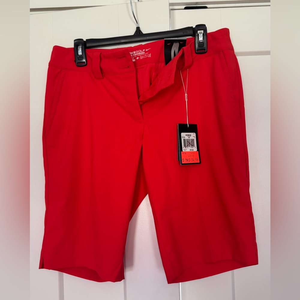 Women’s Nike Golf Tour Performance Red Pants Sz 8